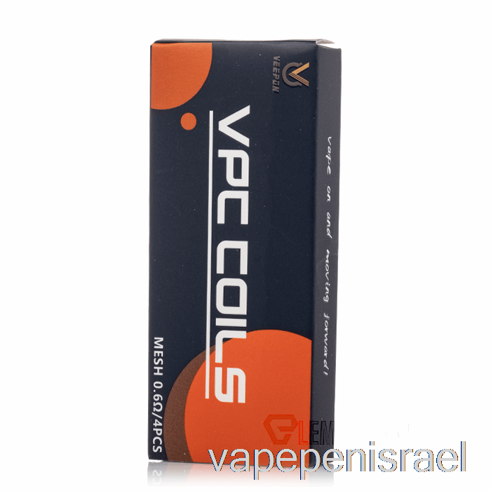 סלילי החלפה חד פעמי Vape Israel Veepon Vpc 0.6ohm סלילי רשת